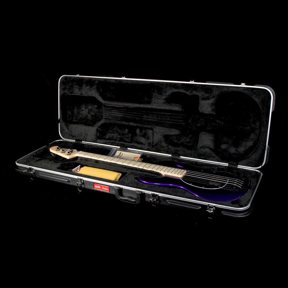Ernie Ball Music Man Stingray 4 H Electric Bass Guitar Firemist Purple — 5