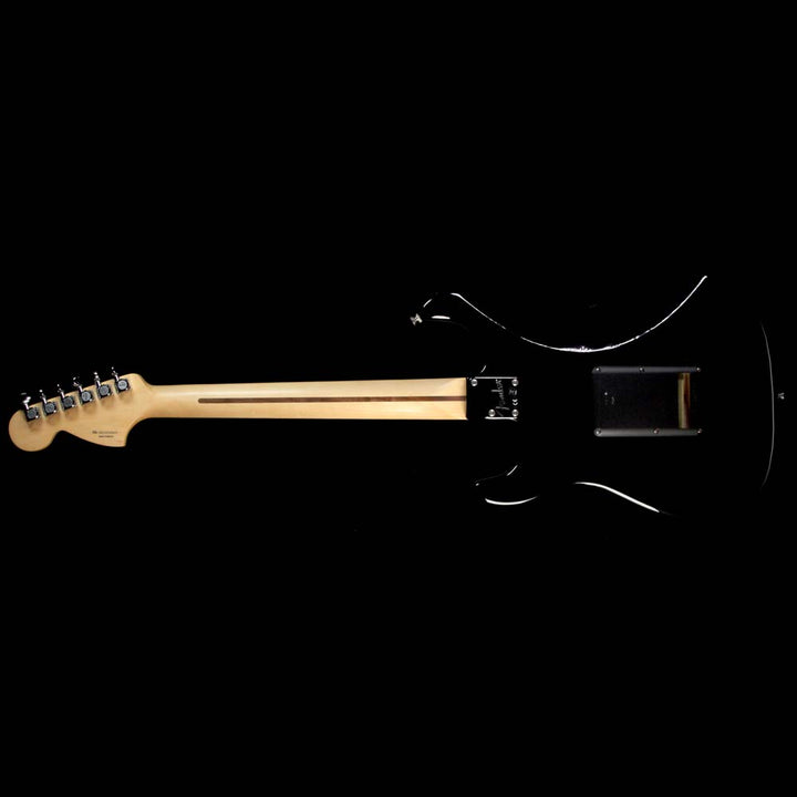 Used 2016 Fender Deluxe Stratocaster Electric Guitar Black with Fishman Fluence Pickups and FU Tone Hardware