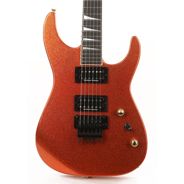 Jackson Custom Shop Exclusive SL2H-V Soloist Music Zoo Exclusive Orange Sparkle