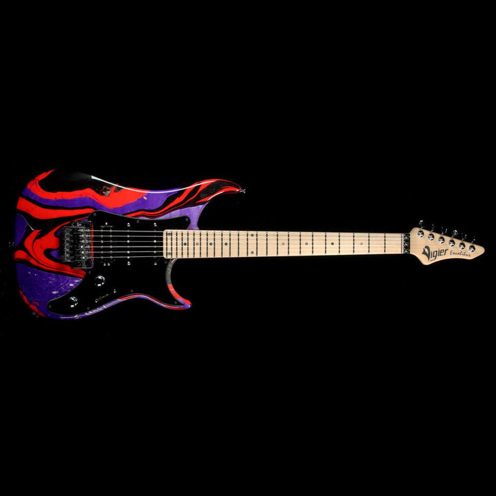 Vigier Excalibur Original HSS Floyd Rock Art Purple and Red Swirl