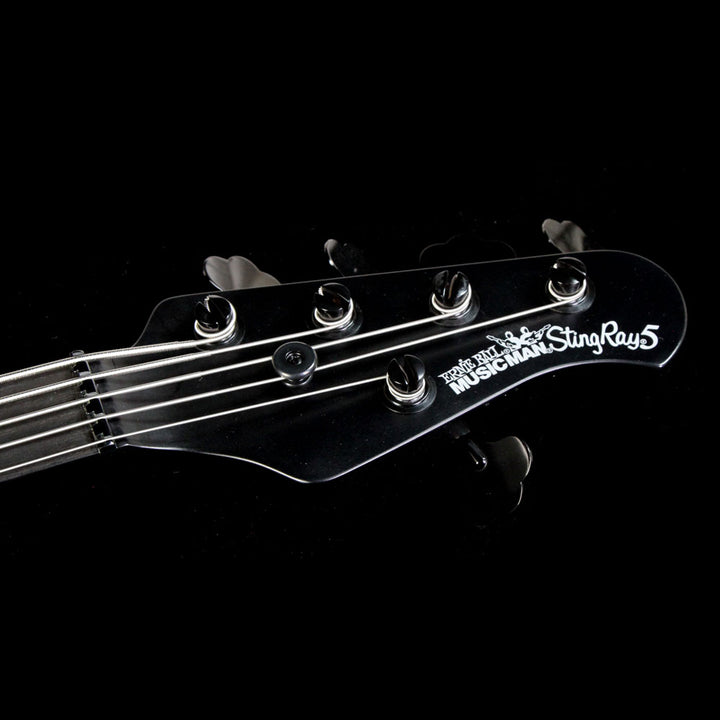 Ernie Ball Music Man StingRay 5 HH 5-String Electric Bass Guitar Stealth Black
