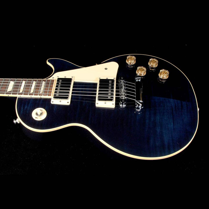 Used 2013 Gibson Les Paul Traditional Electric Guitar Chicago Blue