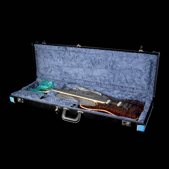 Used 2015 Jackson Misha Mansoor Signature Juggernaut HT6 Quilt Top Guitar Amber Tiger Eye