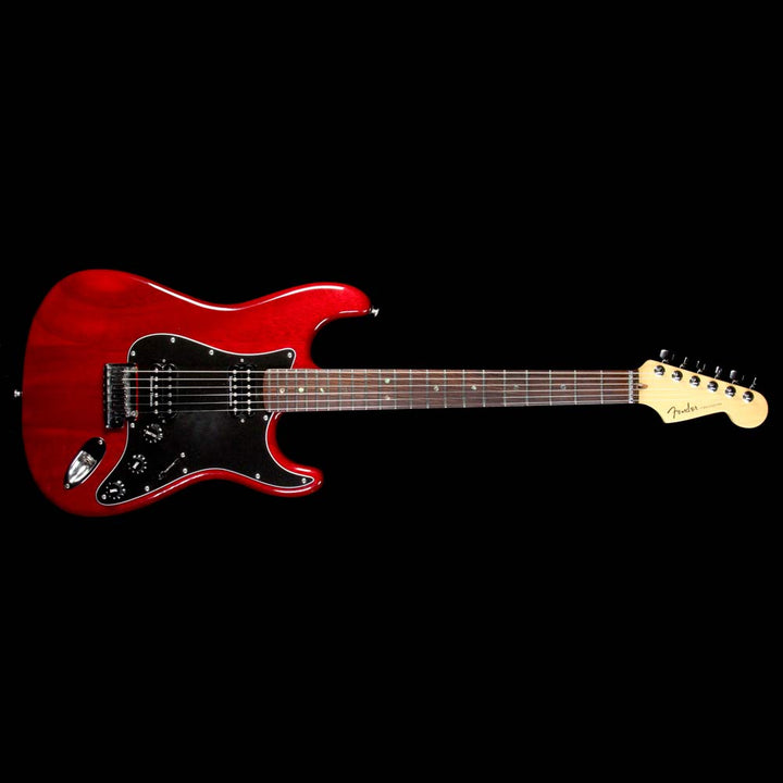 Used 2005 Fender FSR American Deluxe Mahogany Stratocaster Electric Guitar Transparent Red