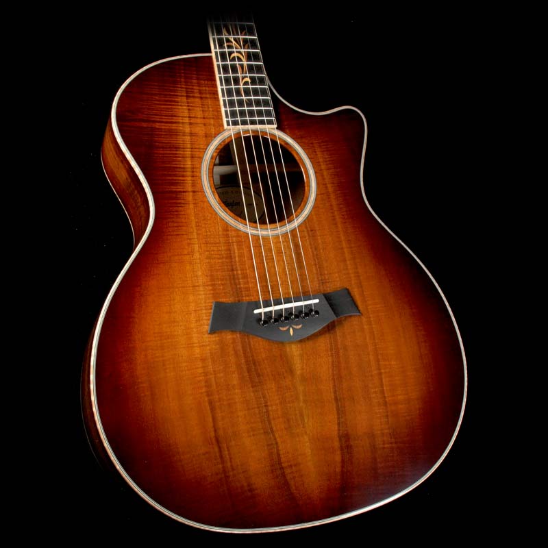 Taylor 2017 LTD K24ce Grand Auditorium Acoustic Guitar Shaded Edgeburst — 1