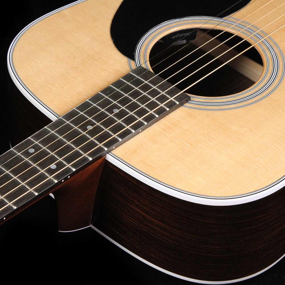 Martin 2017 D-28E Dreadnought Acoustic Guitar Natural — 4