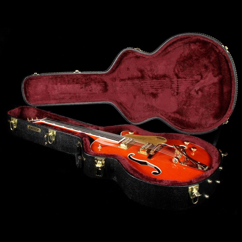 Gretsch G6120T Players Edition Nashville Orange Stain — 7