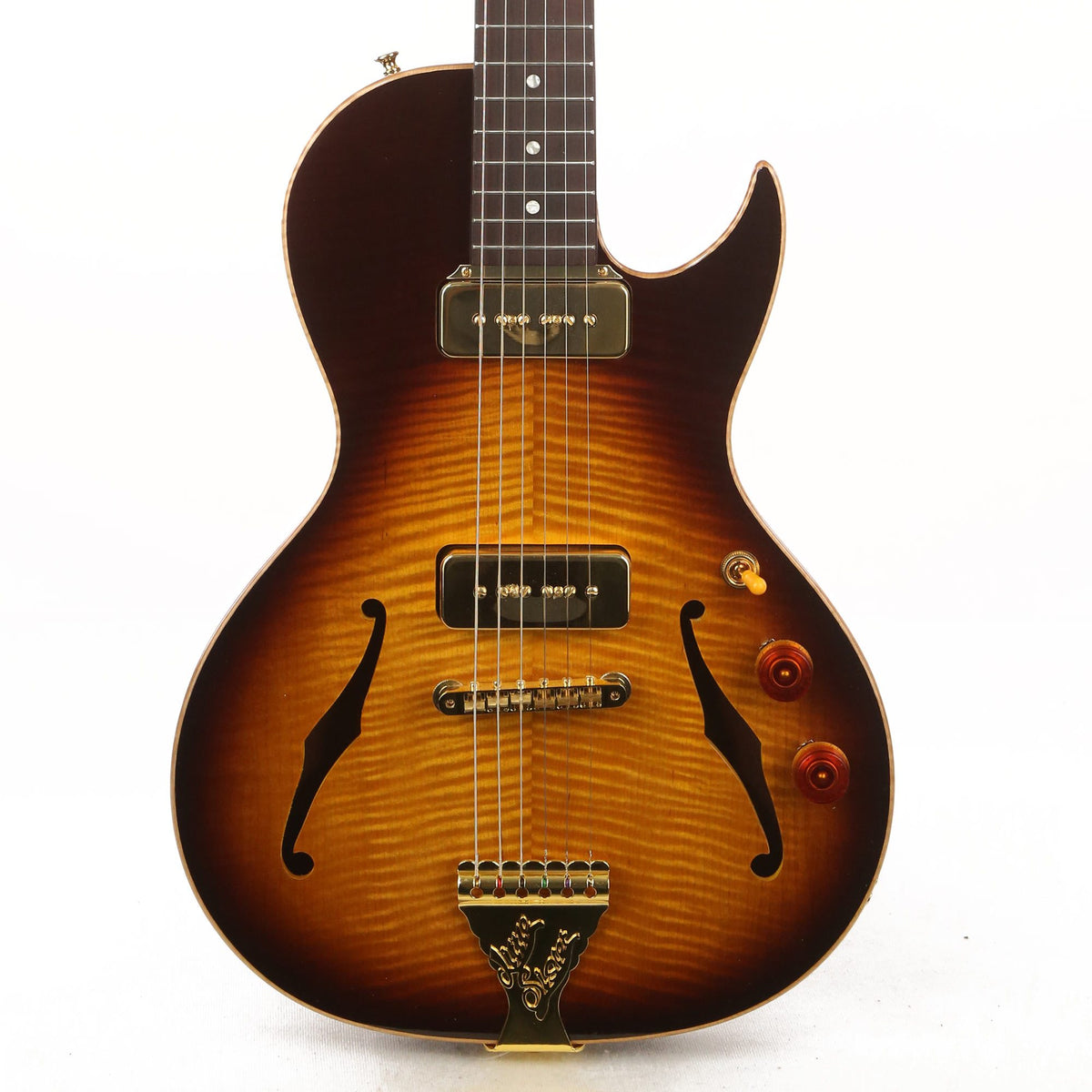 B&G Guitars Little Sister Crossroads Tobacco Burst — 1