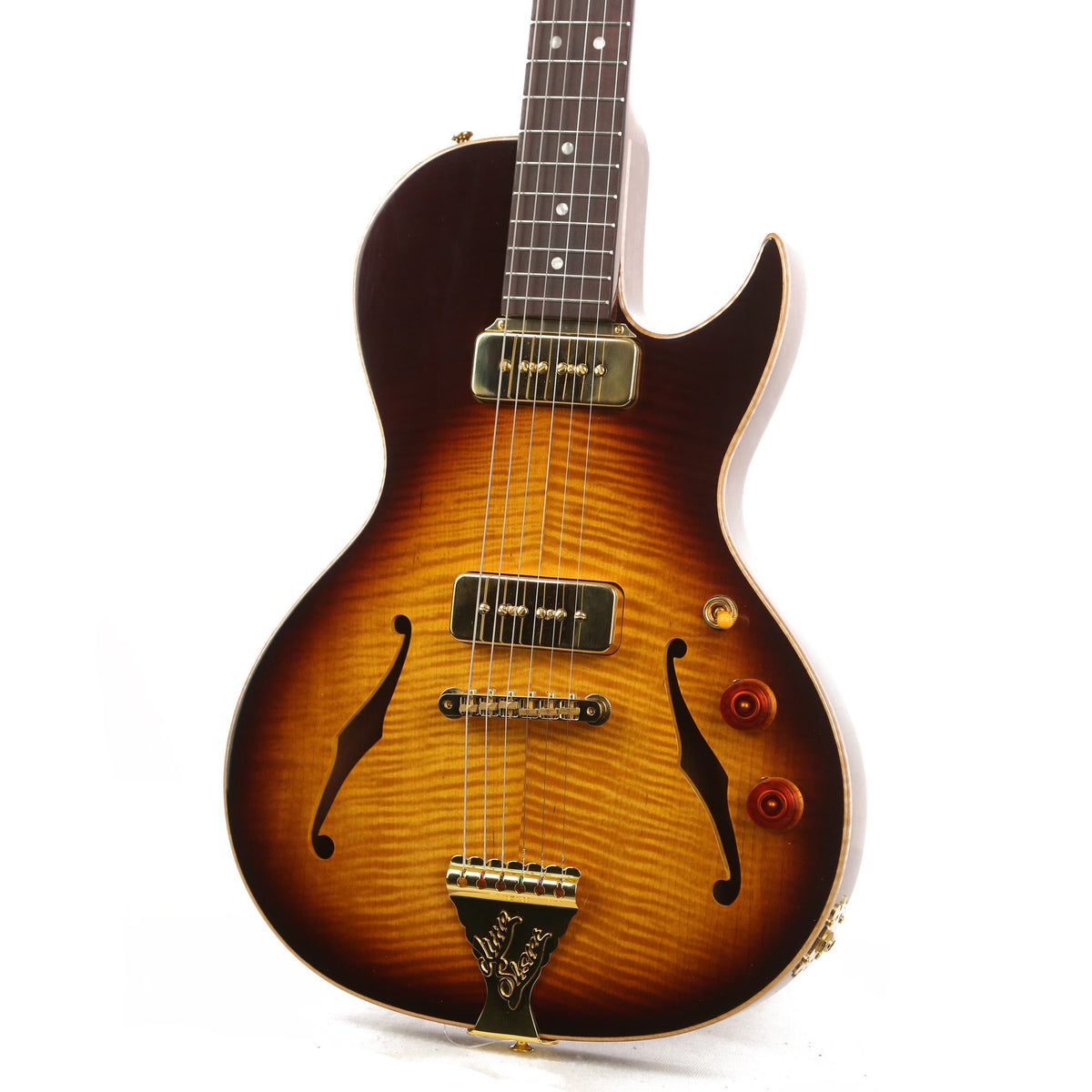 B&G Guitars Little Sister Crossroads Tobacco Burst — 6