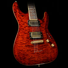 Used Schecter C-1 Classic Quilt Electric Guitar Amber