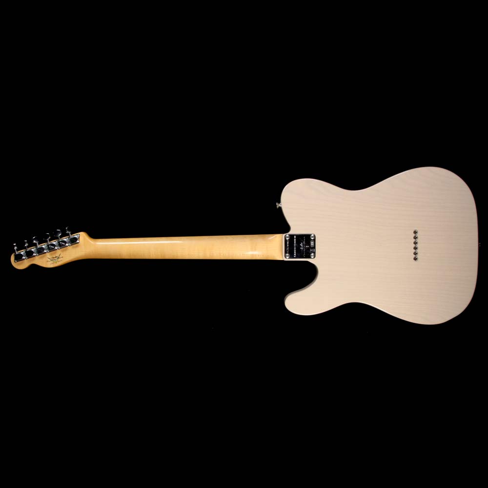 Used 2016 Fender Custom Shop Limited Edition 1967 Smuggler's Tele Closet Classic Electric Guitar Dirty White Blonde — 3