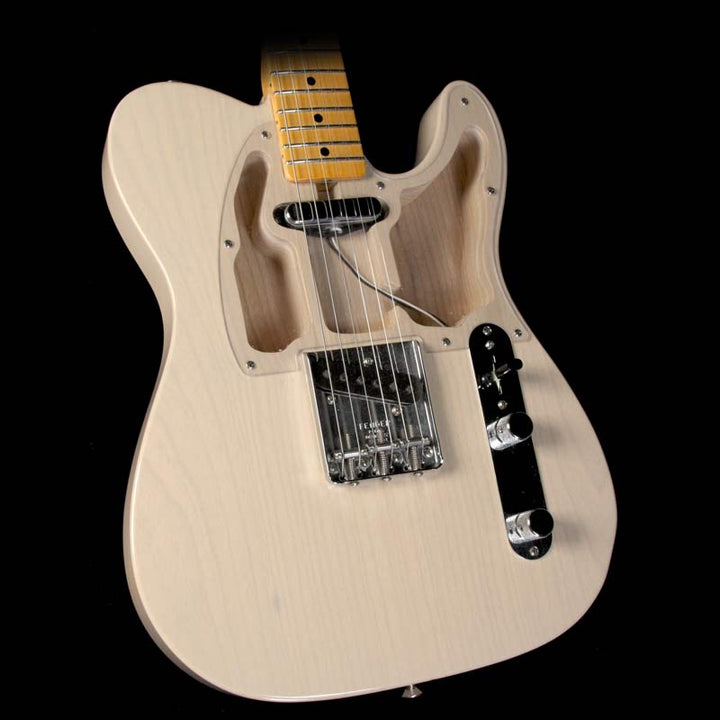 Used 2016 Fender Custom Shop Limited Edition 1967 Smuggler's Tele Closet Classic Electric Guitar Dirty White Blonde
