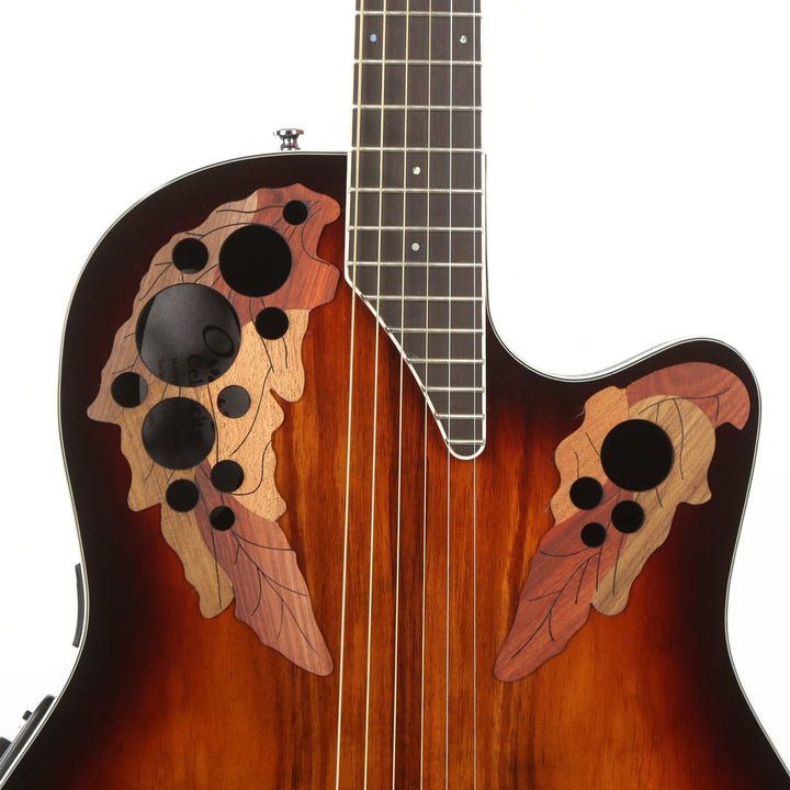 Ovation Celebrity Elite Plus CE48P Acoustic Guitar Koa Burst