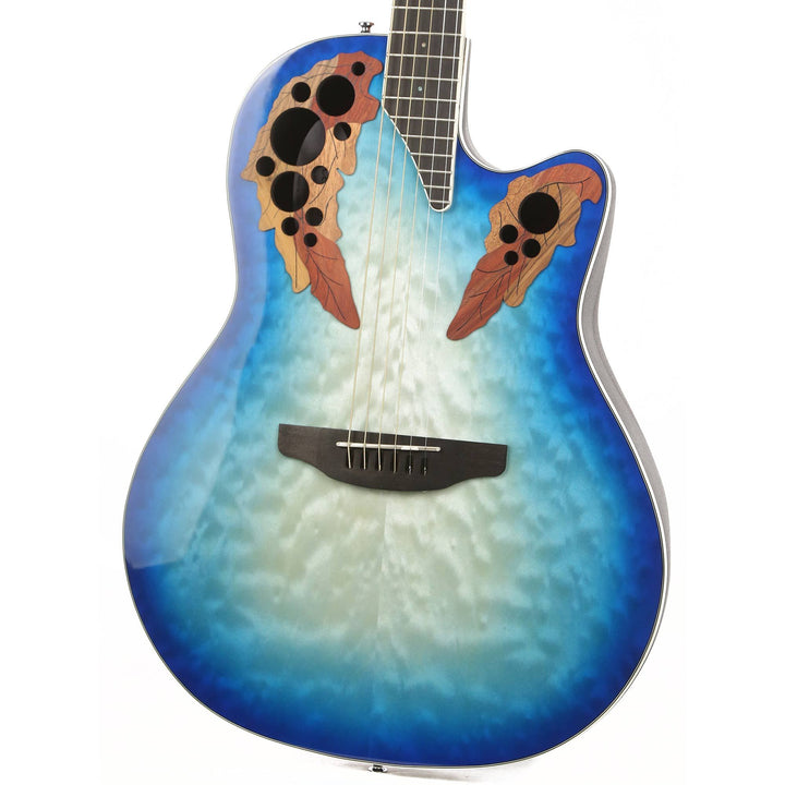 Ovation Celebrity Elite Plus CE48P Acoustic Guitar Caribbean Burst