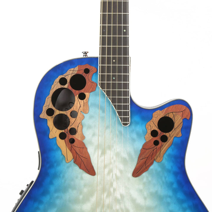 Ovation Celebrity Elite Plus CE48P Acoustic Guitar Caribbean Burst