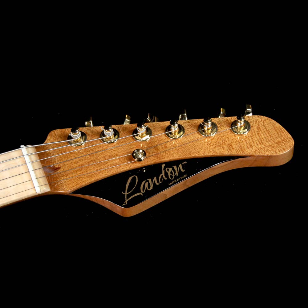 Landon Guitars TR1S Koa Electric Guitar Natural — 4