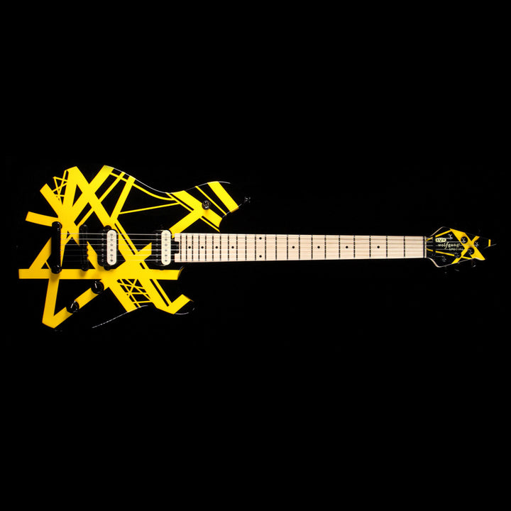 Used 2014 EVH Wolfgang Special Electric Guitar Striped Black and Yellow