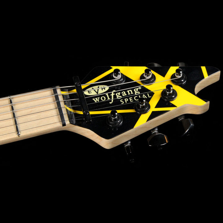 Used 2014 EVH Wolfgang Special Electric Guitar Striped Black and Yellow