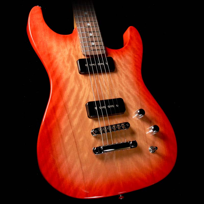 Landon Guitars Twentyfive12D Electric Guitar Cherry Burst — 1
