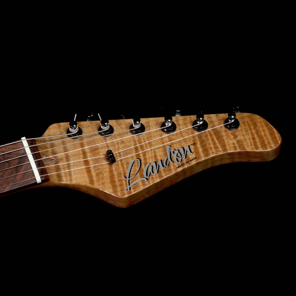 Landon Guitars Twentyfive12SC Carve Top Electric Guitar Blood Red — 4