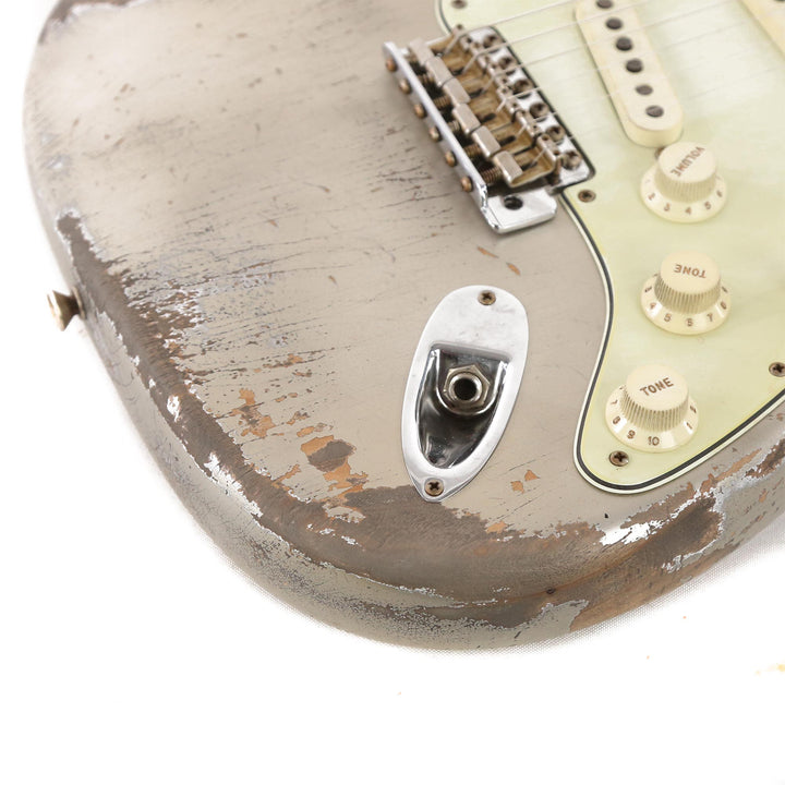 Fender Custom Shop '69 Stratocaster Relic Aged Silver Primer Greg Fessler Masterbuilt 2021