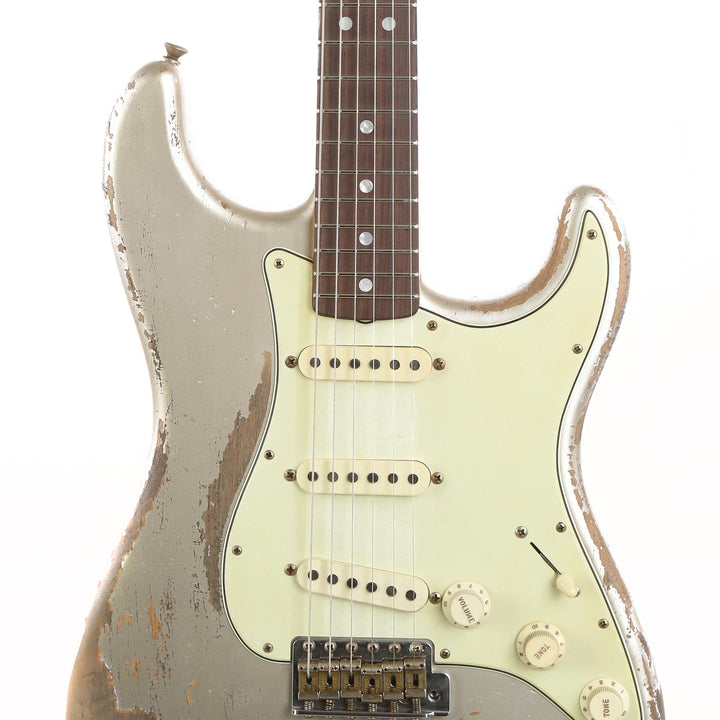 Fender Custom Shop '69 Stratocaster Relic Aged Silver Primer Greg Fessler Masterbuilt 2021