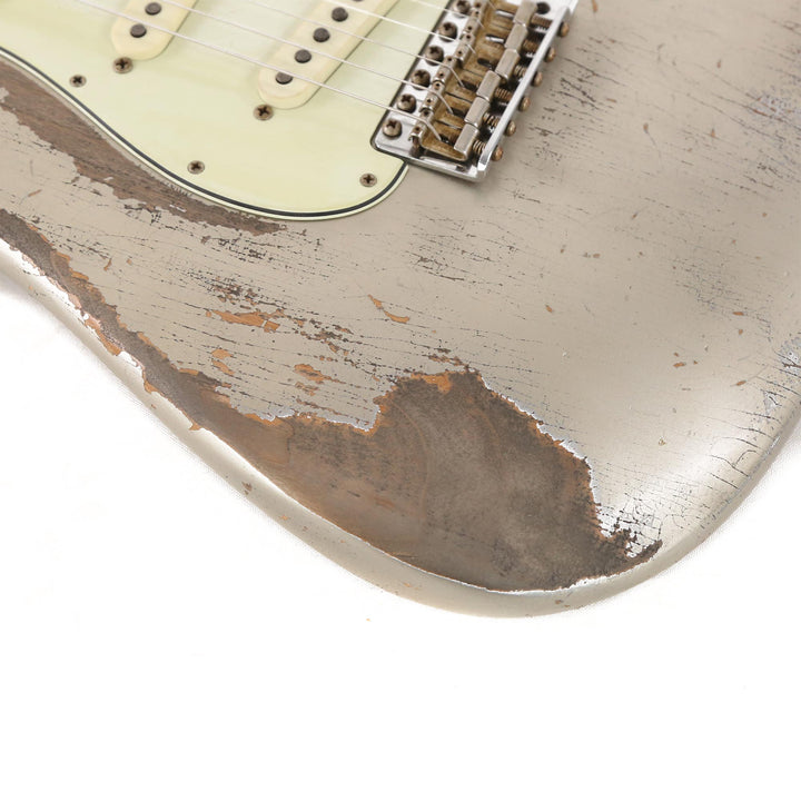 Fender Custom Shop '69 Stratocaster Relic Aged Silver Primer Greg Fessler Masterbuilt 2021