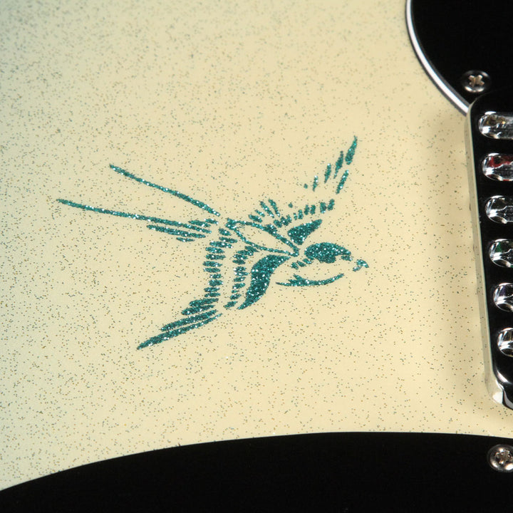 Ovation Glen Campbell Bluebird 12C Electric Guitar Creme to Blue Flake Burst