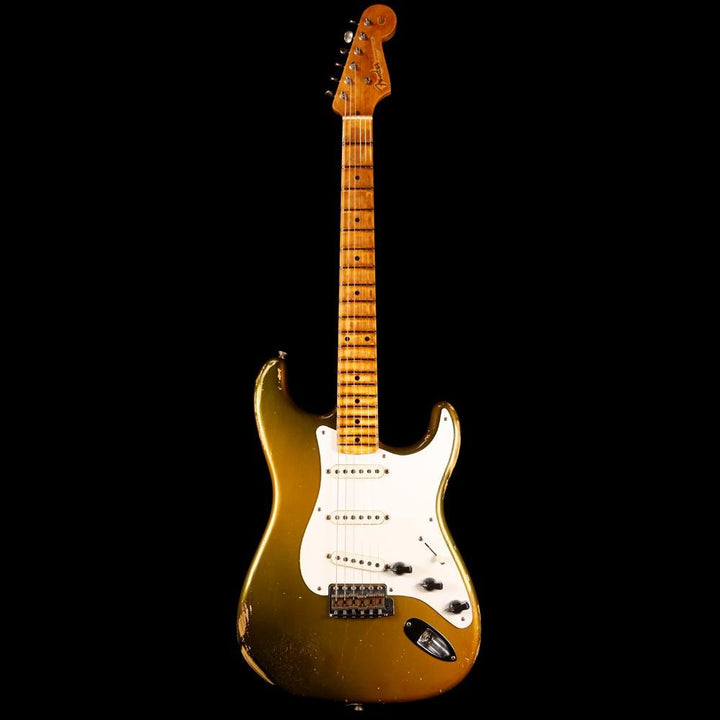 Fender Custom Shop 1955 Stratocaster Masterbuilt Greg Fessler Heavy Relic Aged Shoreline Gold
