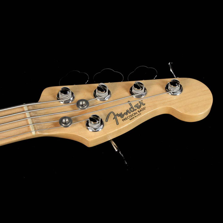 Used 2012 Fender American Standard Precision Bass V Electric Bass Guitar Black