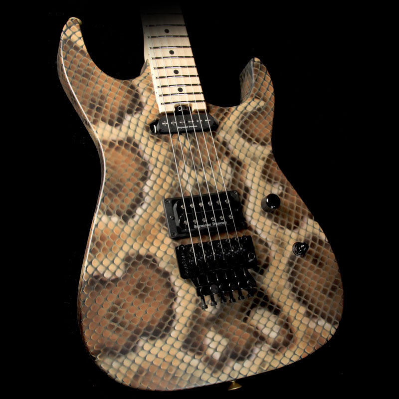 Used Charvel Warren DeMartini Signature Snake Electric Guitar Snakeskin — 1