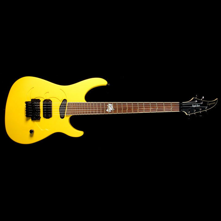 Used 2016 Caparison Apple Horn TT Mattias Elklundh Signature Electric Guitar Pro Yellow