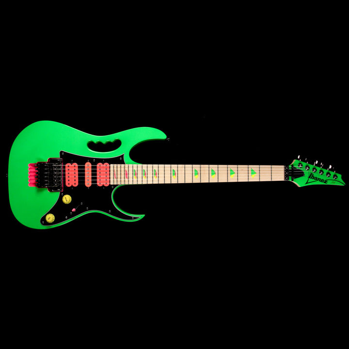 Used 2017 Ibanez JEM777 30th Anniversary Electric Guitar Loch Ness Green