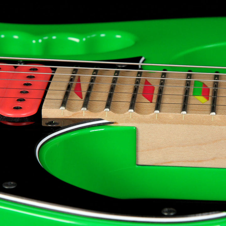 Used 2017 Ibanez JEM777 30th Anniversary Electric Guitar Loch Ness Green