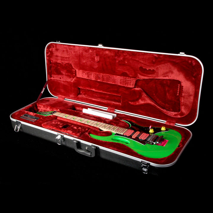 Used 2017 Ibanez JEM777 30th Anniversary Electric Guitar Loch Ness Green