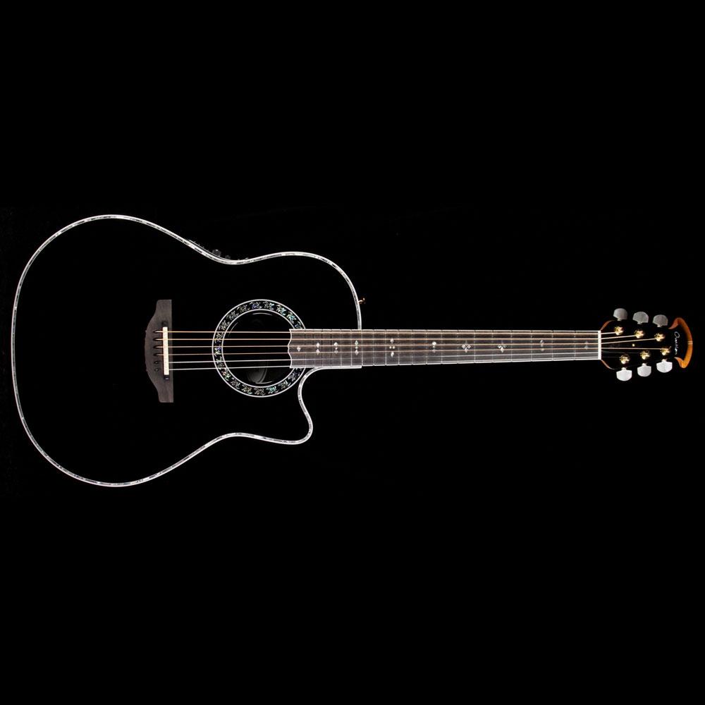 Ovation Custom Legend Deep Contour Acoustic Black — 2