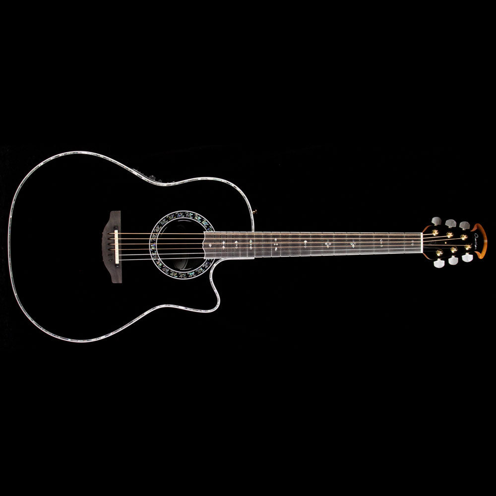 Ovation Custom Legend Deep Contour Acoustic Black — 2