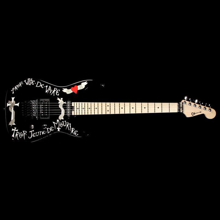 Used Charvel Warren DeMartini USA Signature Frenchie Electric Guitar Black