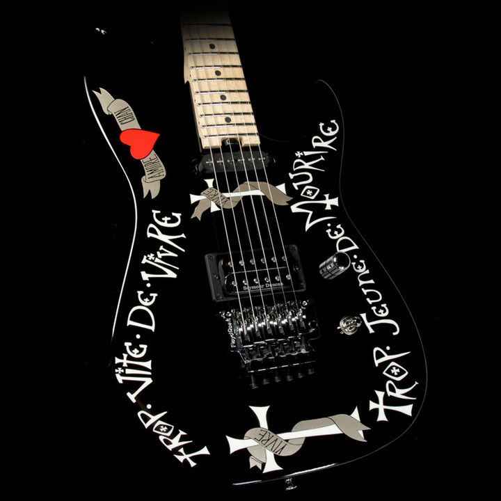 Used Charvel Warren DeMartini USA Signature Frenchie Electric Guitar Black