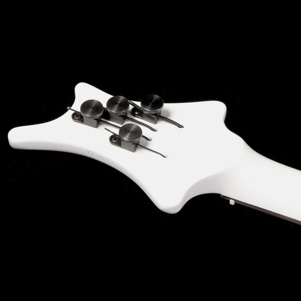 Ritter Instruments 2018 NAMM Display R8-Concept Singlecut Fretless Electric Bass Guitar Frosted Carrara White — 5