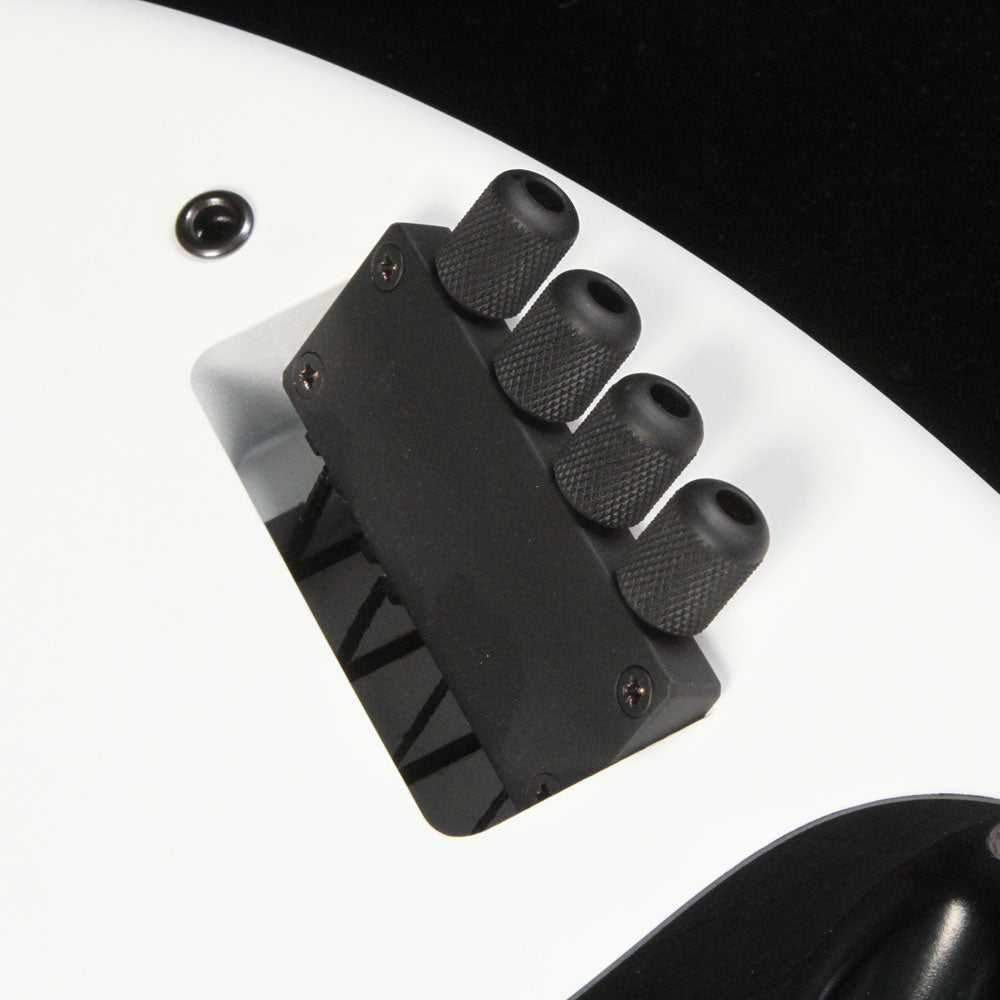 Ritter Instruments 2018 NAMM Display R8-Concept Singlecut Fretless Electric Bass Guitar Frosted Carrara White — 8
