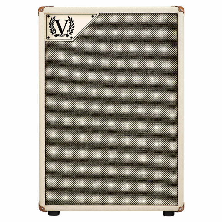 Victory Amplification V212VC 2x12 Electric Guitar Amplifier Speaker Cabinet White