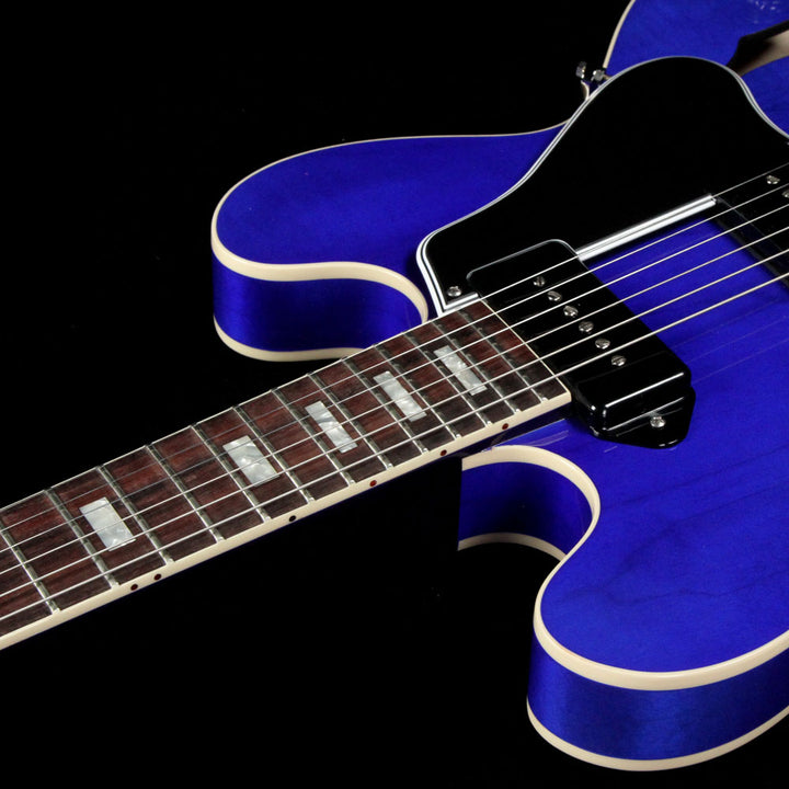Gibson Custom Shop Made 2 Measure '63 ES-335 Block P-90 Transparent Blue