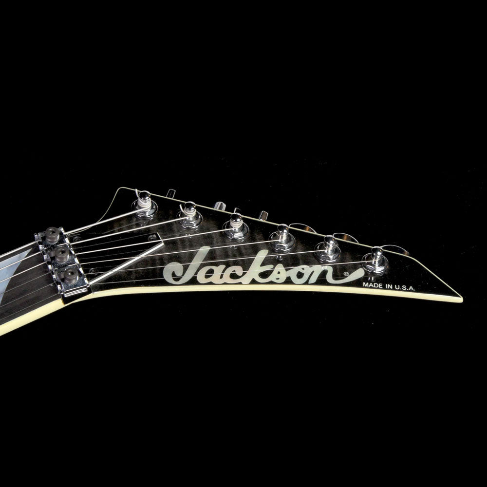 Used Jackson USA Select KE2 Kelly Electric Guitar Transparent Black — 4