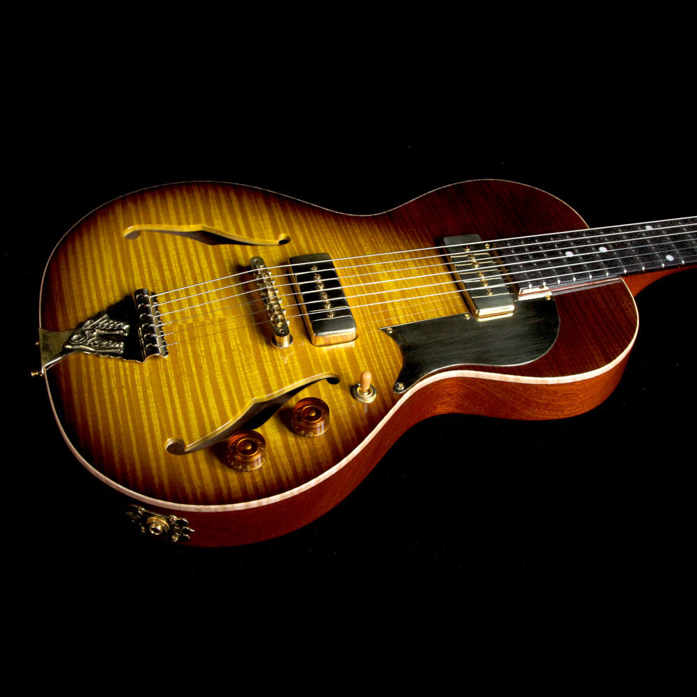 Used B&G Guitars Little Sister Brazilian Rosewood Fretboard Electric Guitar Tobacco Burst — 6