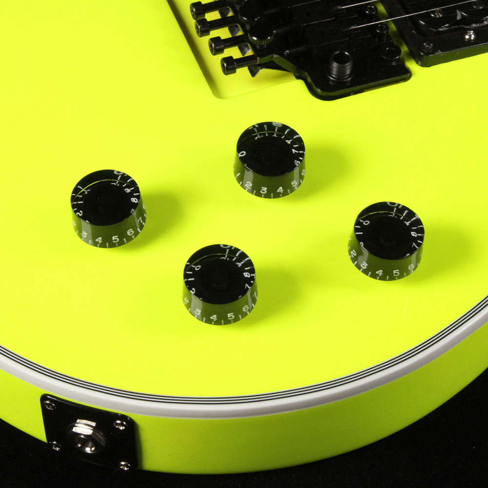 Gibson Custom Shop Neon Modern Les Paul Axcess Custom Electric Guitar Neon Yellow — 6