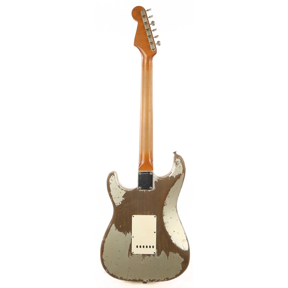 Fender Custom Shop 1959 Stratocaster Heavy Relic Roasted Alder Masterbuilt Jason Smith Faded Inca Silver — 3