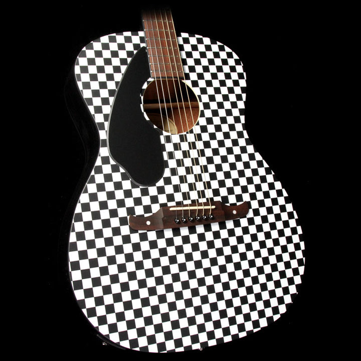 Fender FSR Tim Armstrong Hellcat Left-Handed Acoustic Guitar Checkerboard