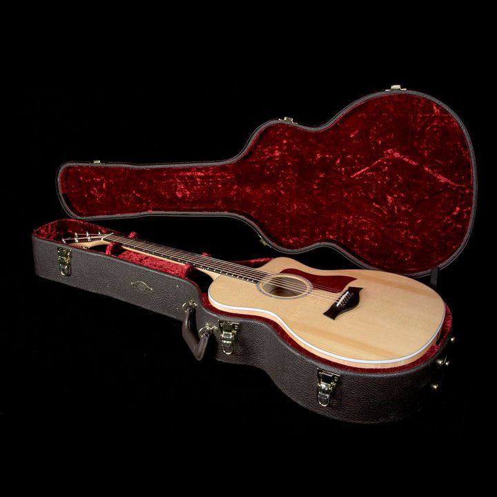 Taylor 214ce Deluxe Grand Auditorium Acoustic Guitar Flame Maple