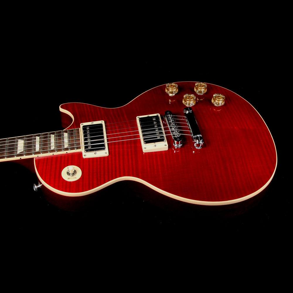 Used 2014 Gibson Les Paul Standard Plus Electric Guitar Brilliant Red — 5